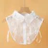 Detachable False Collar Lace DIY Fake Collar Neckline Detachable Adjust Clothes Women Girls