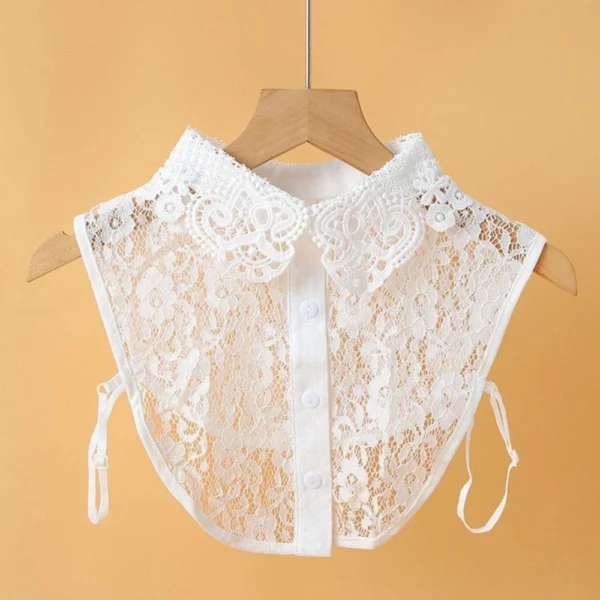 Detachable False Collar Lace DIY Fake Collar Neckline Detachable Adjust Clothes Women Girls