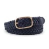 Korean Leather Woven Women s Belt Fashionable Square Buckle Leather Belt With Decorative Jeans Belt