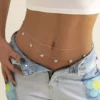 Waist Chain Waist Belt for Women Female Summer Bikini Beach Jewelry Accessories Butterfly Pendant Body Chain