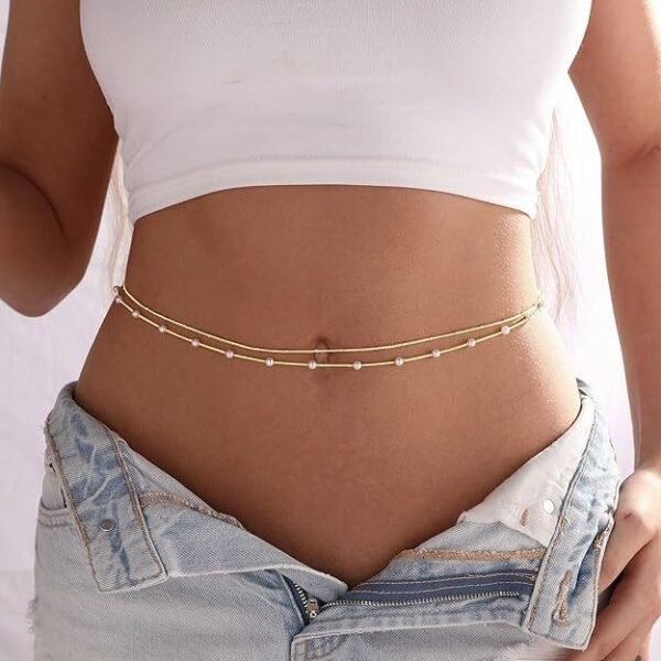 Waist Chain Waist Belt for Women Female Summer Bikini Beach Jewelry Accessories Butterfly Pendant Body Chain
