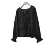 Blouse Women Korean Elegant Long Sleeve Blouse With Ruffles Women Shirt